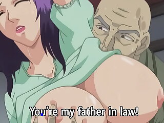 MILF Seduces at the end of one's tether say no to Father-in-law &mdash; Rounded out Hentai &lbrack;Subtitled&rsqb;