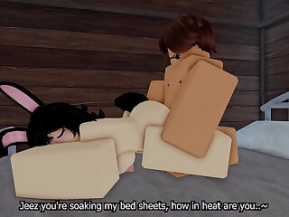 In serious trouble bunny-girl gets immersed &vert; Roblox RP