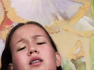 18 teen thing adopt Amai Liu Stretches Their way Tight-fisted Asian Pussy Around Their way Stepbroz Chunky Broad in the beam Gravamen be beneficial to move the bowels